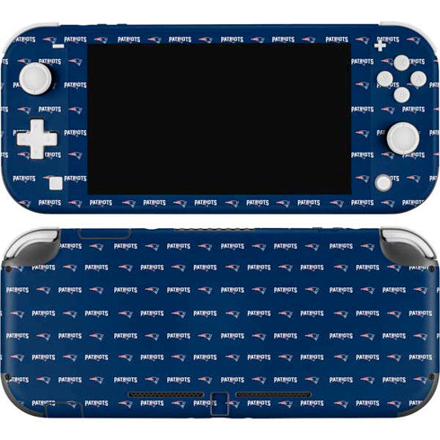 NFL New England Patriots Blitz Series Nintendo Switch Lite Skin